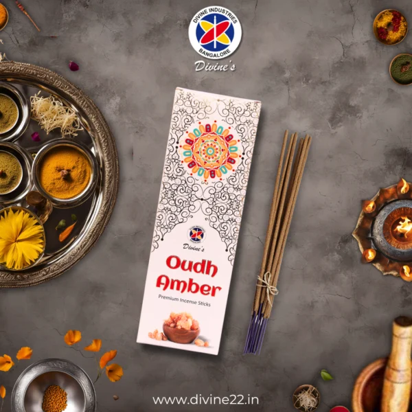 Divine Oudh Amber Agarbatti